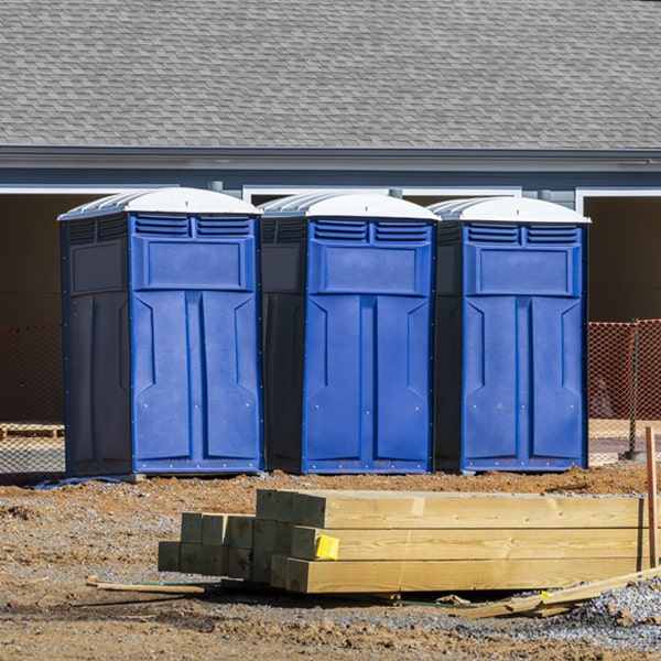 are there any restrictions on where i can place the porta potties during my rental period in Arnoldsville